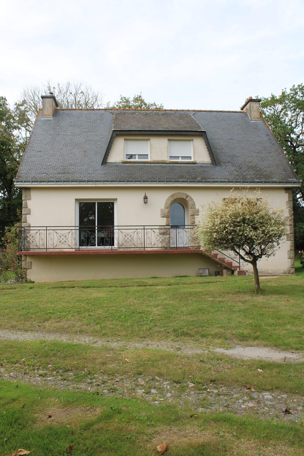 Gasthaus Chambre A La Campagne Pluméliau Exterior foto